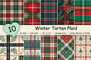 Tartan Plaid Digital Paper, Seamless, a Pattern Graphic by FloridPrintables (Thumbnail 1 of 6)