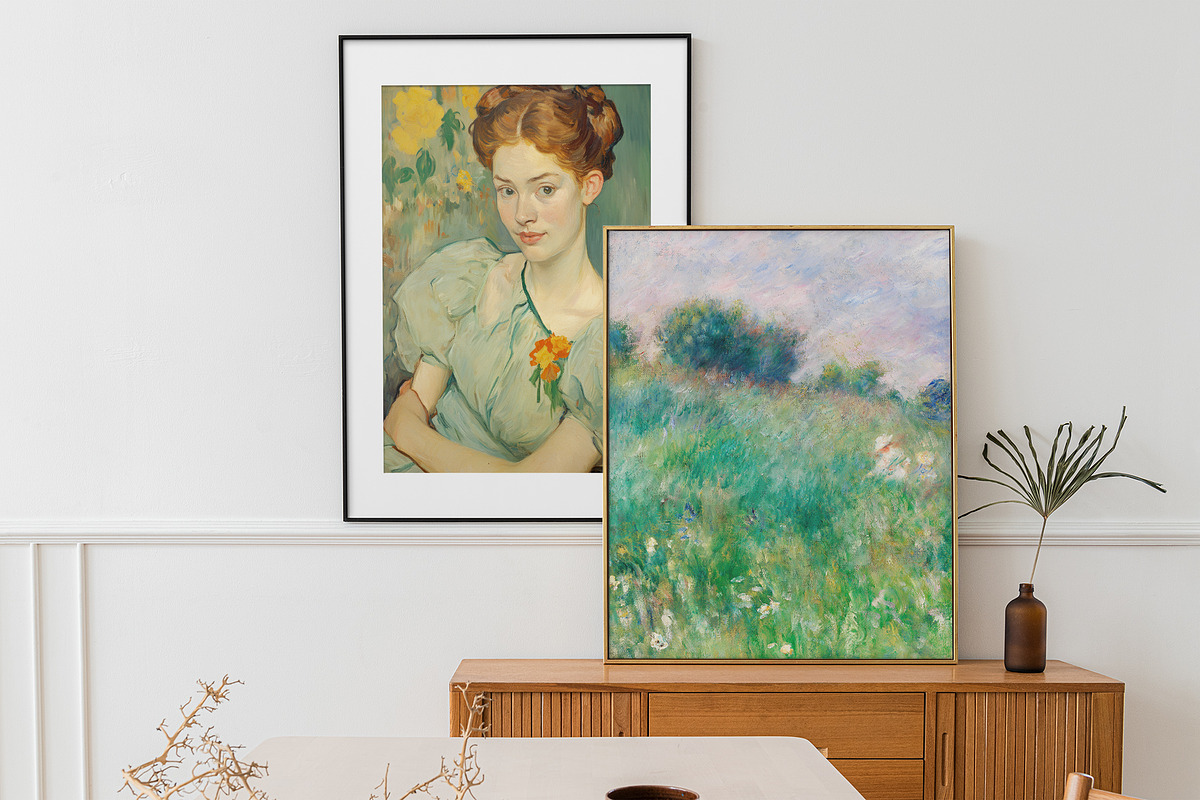 Impressionism Art Print Gallery, a Background Graphic by Kaleriia (Photo 2 of 8)