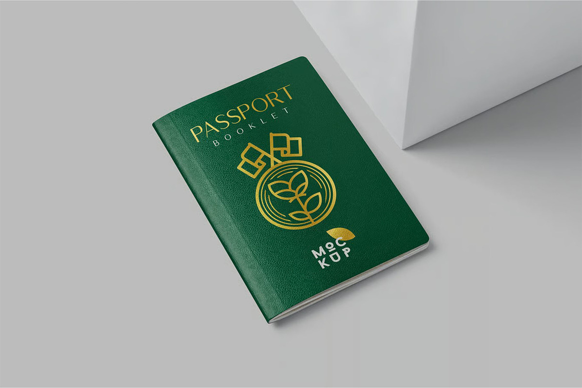Passport Booklet Mockups, a Product Mockup by megostudi0 (Photo 3 of 7)