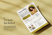 One Page Media Kit for Influencers, a Brochure Template by RWstudio (Thumbnail 4 of 5)