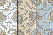 Paisley fabric seamless pattern, a Pattern Graphic by antalogiya (Thumbnail 1 of 4)