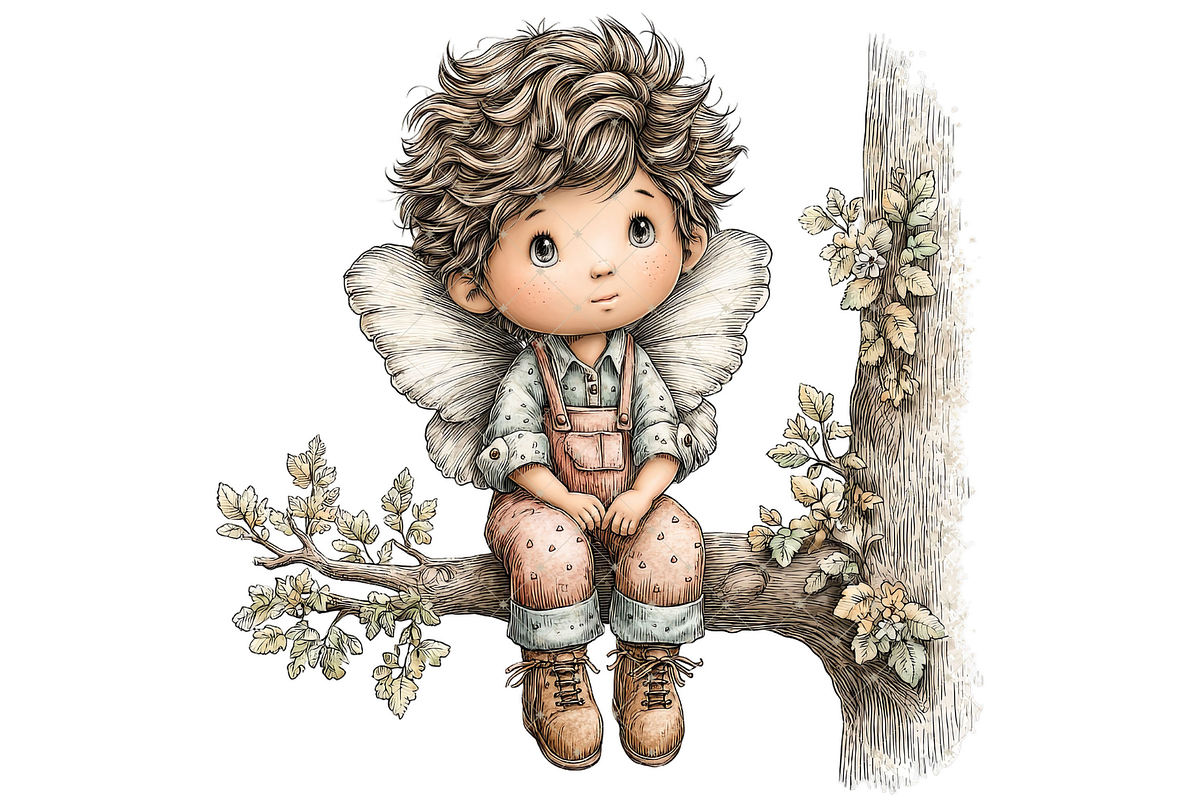 Fairy Boy Clipart PNG, an Illustration by Memories By Lea (Photo 8 of 20)