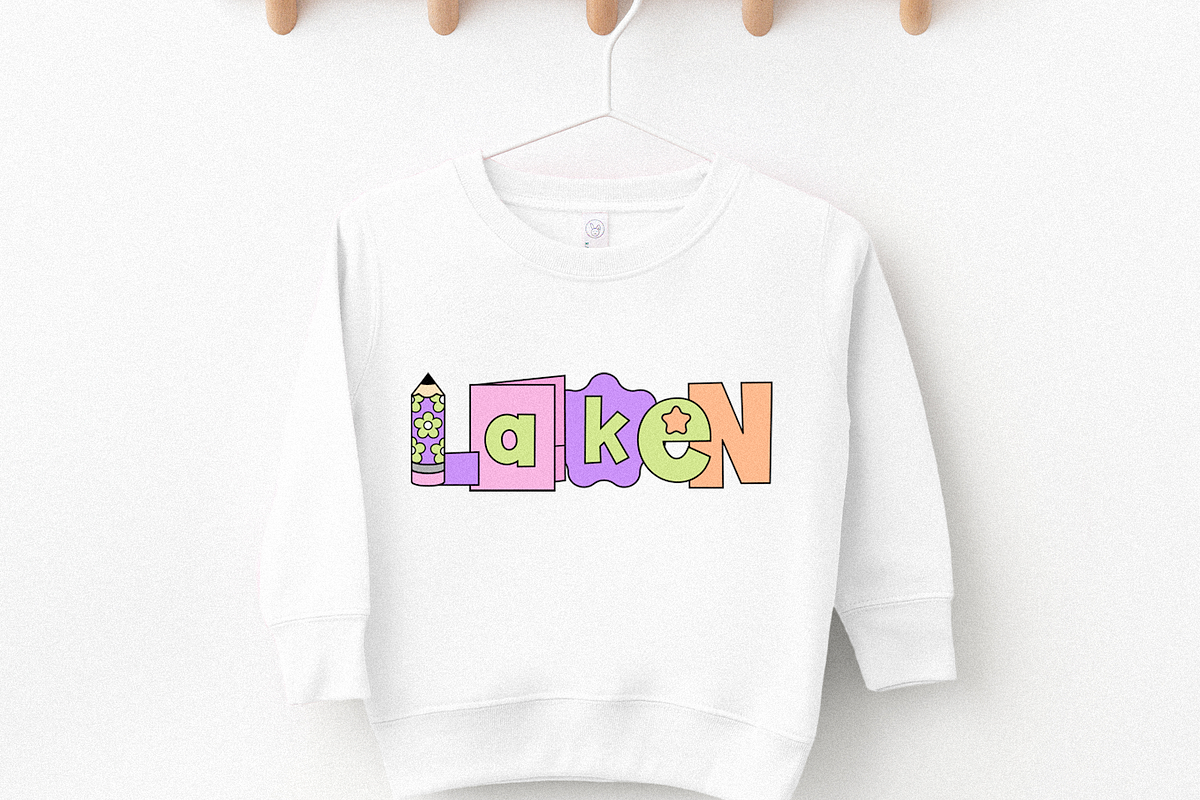Retro School Clips- PNG SVG Alphabet, an Object Graphic by KA Designs (Photo 13 of 13)