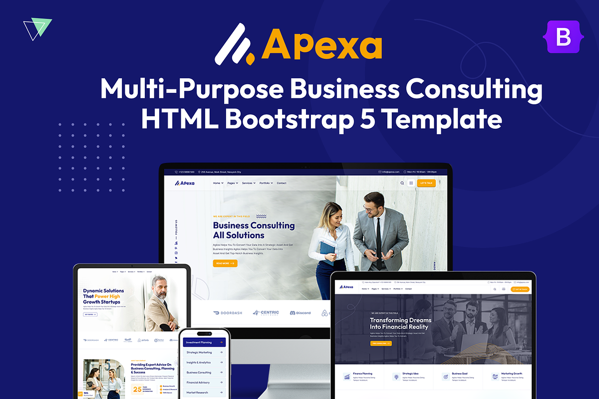 Apexa - Consulting HTML Template, a HTML Template by AliThemes (Photo 1 of 2)