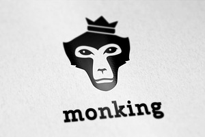Mongking logo template