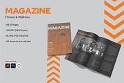 Fitness and Wellness - Magazine, a Magazine Template by StreaksideStd (Thumbnail 1 of 3)