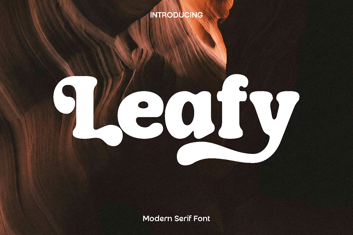 Leafy Serif Font, a Serif Font by Luna Shop (Photo 1 of 8)
