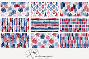 70 red white blue seamless pattern, a Pattern Graphic by Poppy Lane Studio (Thumbnail 5 of 10)