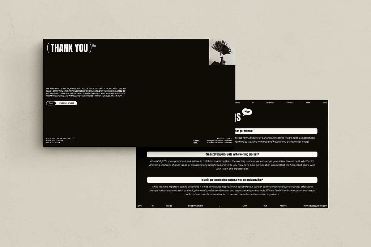 NOLE / Brand Proposal, a Presentation Template by Wildnun Studio (Photo 10 of 16)