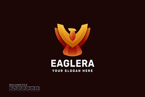 Eagle Gradient Colorful Vector Logo, a Branding & Logo Template by yuanesei
