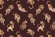 Wild tigers set, cards, patterns, an Animal Illustration by PaperTrident (Thumbnail 9 of 10)