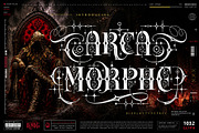 Arca Morphe Typeface, a Serif Font by alit design (Thumbnail 1 of 22)