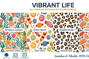 100+ Vibrant Pattern Texture Bundle, a Texture Graphic by Design_Planet (Thumbnail 1 of 16)