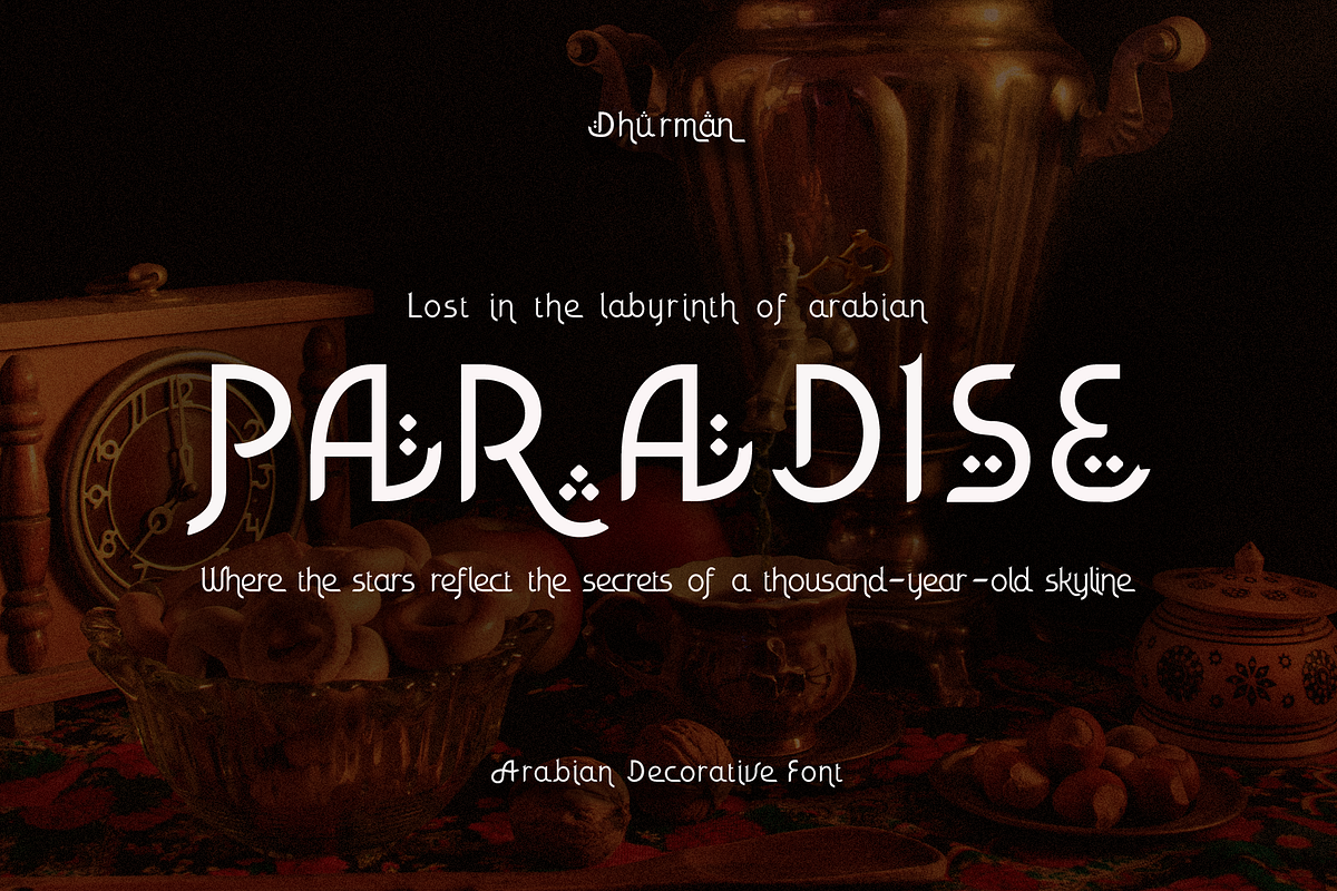 CF Dhurman - Arabic Decorative Serif, a Sans Serif Font by Indotype Foundry (Photo 7 of 10)