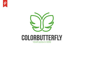 Color Butterfly Logo