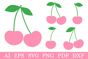 Cherry clipart. Cherry sublimation