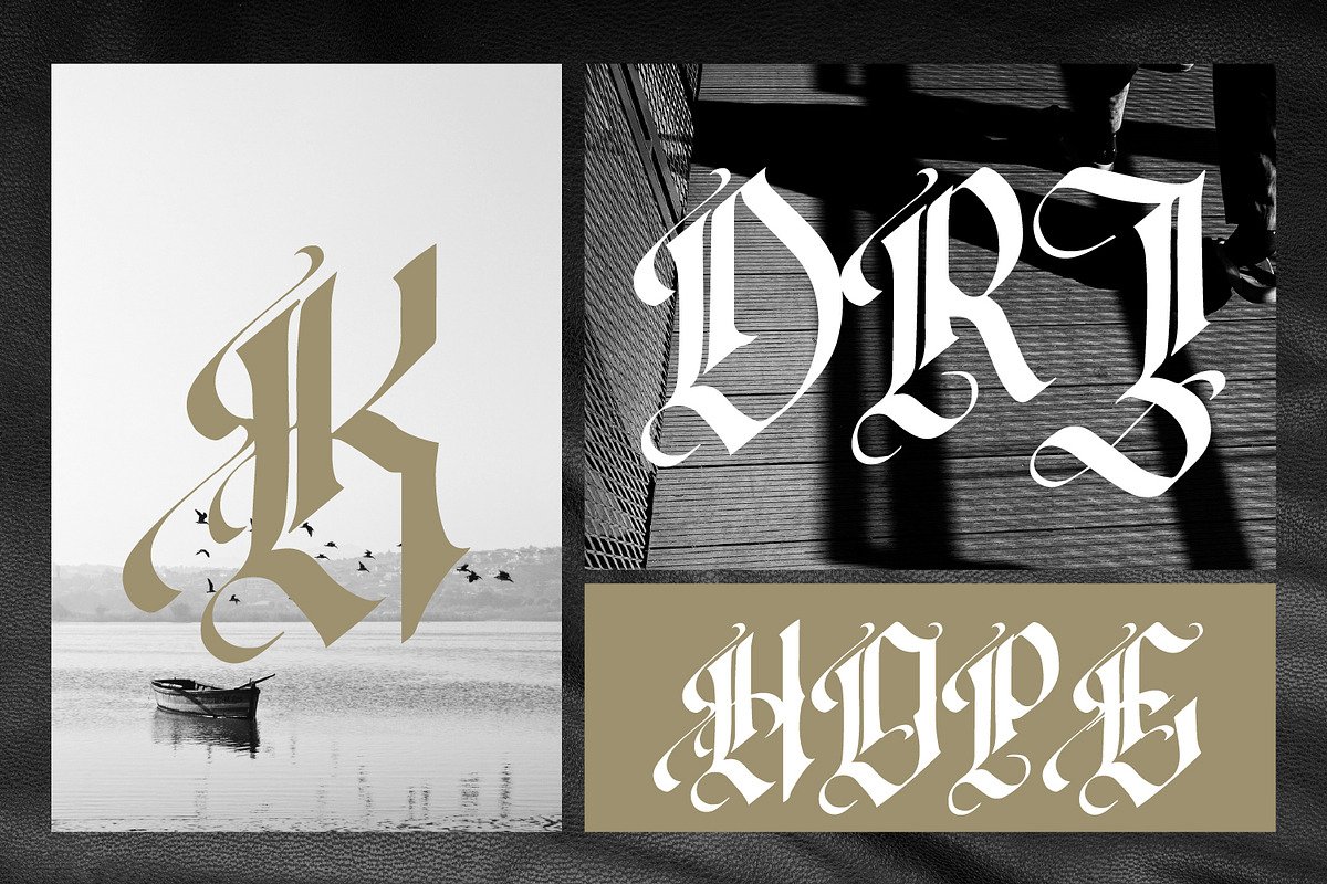 Moctavo - Blackletter Gothic Font, a Blackletter Font by Randi Irvan | Rvandtype (Photo 8 of 11)