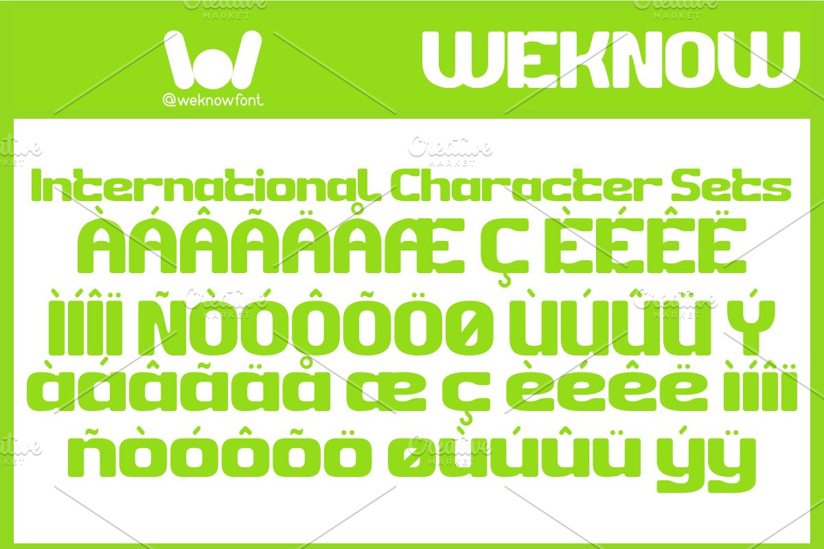 Open Mind font, a Font by weknow (Photo 8 of 8)