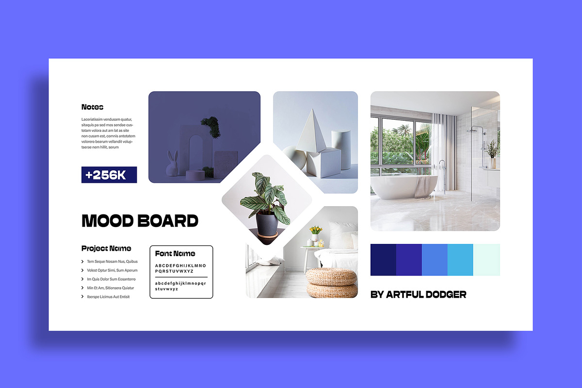 Minimalist Branding Mood Board, an UI Kit Template by MightyDesign (Photo 4 of 8)