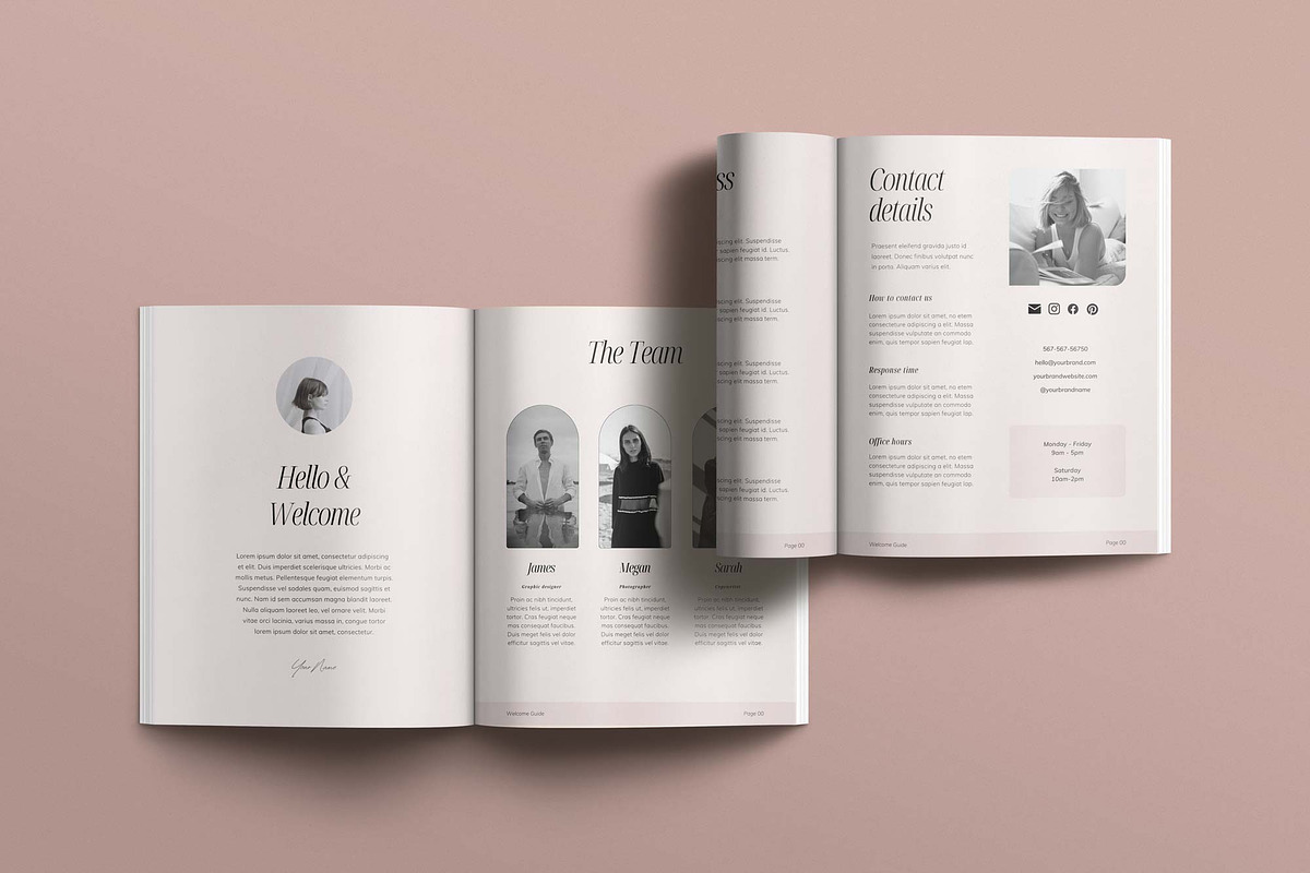 Client Welcome Packet Canva Template, a Magazine Template by Sierra Creative Studio (Photo 11 of 12)