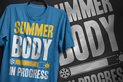 Summer body - T-Shirt Design, an Illustration by artnook (Thumbnail 4 of 6)