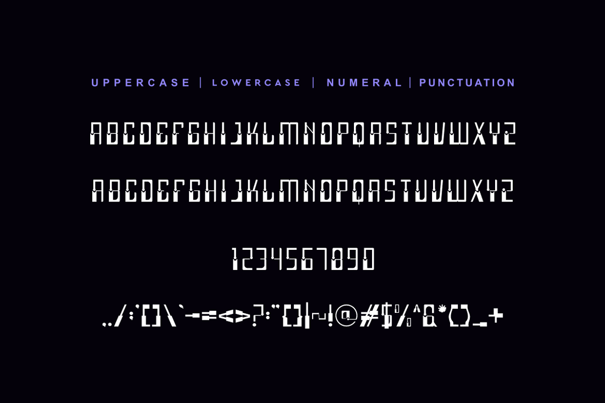 Stuck Techno Font, a Sans Serif Font by QR Design Studio (Photo 5 of 6)