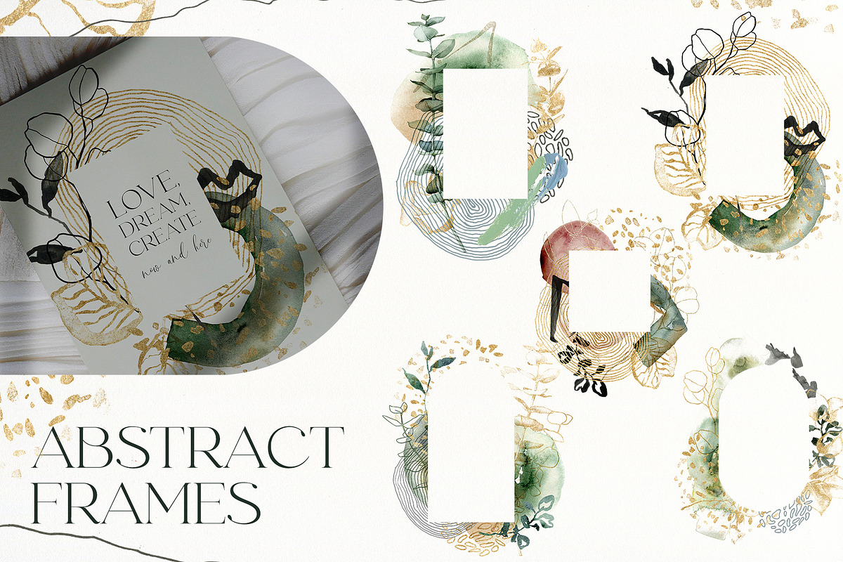 Eucalyptus watercolor leaves clipart, a Decorative Illustration by Yuliya Derbisheva (Photo 11 of 15)