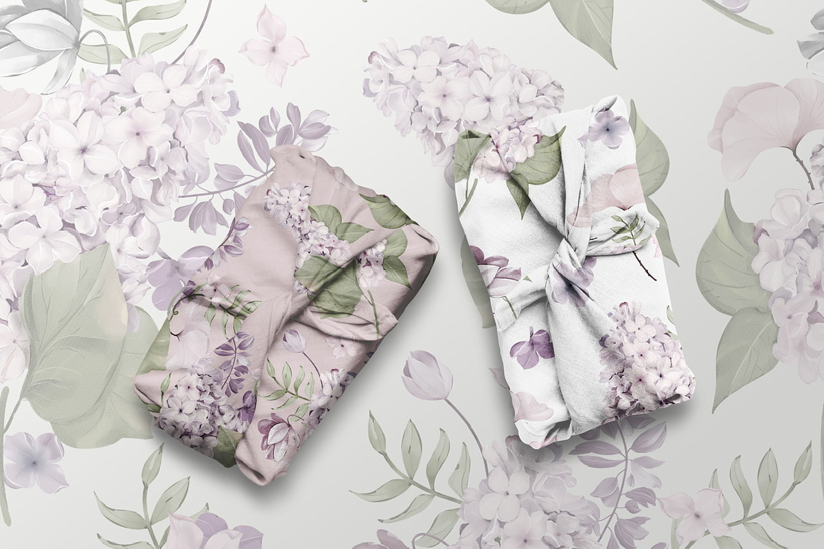 Lilac Seamless Pattern And Graphic, a Pattern Graphic by Madebyia (Photo 10 of 16)