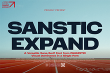 SANSTIC EXPAND - Modern Display Font