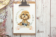 Puppy Paws 5. Watercolor Collection, an Illustration by OctopusArtis (Thumbnail 11 of 11)