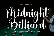 Midnight Billiard, a Handwritten Font by FreshTypeINK (Thumbnail 1 of 8)