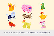 Playful Cartoon Animal, an Object Graphic by Bewalrus Studio (Thumbnail 2 of 4)