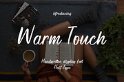 Warm Touch, a Handwritten Font by HATFSTUDIO (Thumbnail 1 of 7)