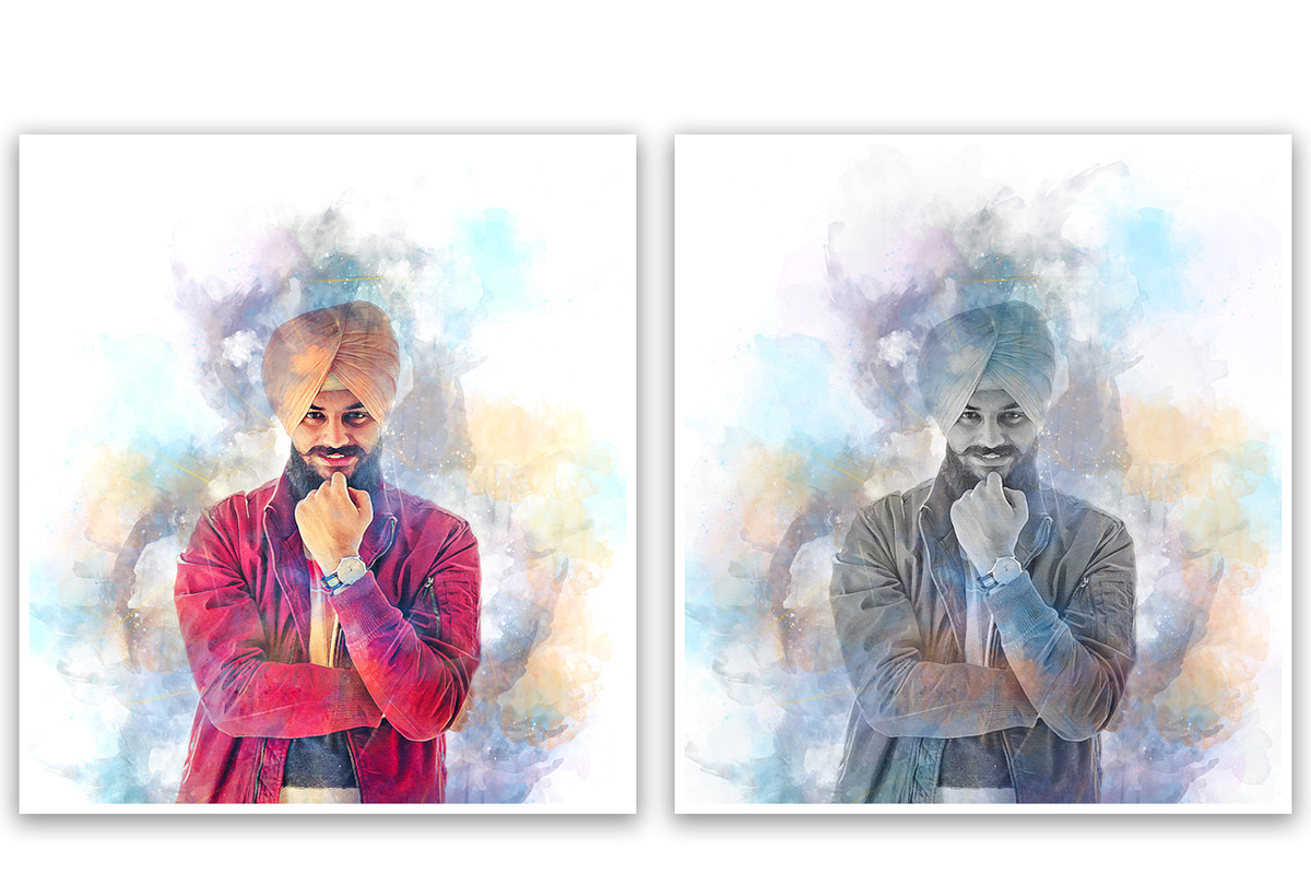 Real Watercolor Photoshop Action, an Action Add-On by Studio Retouch (Photo 11 of 18)