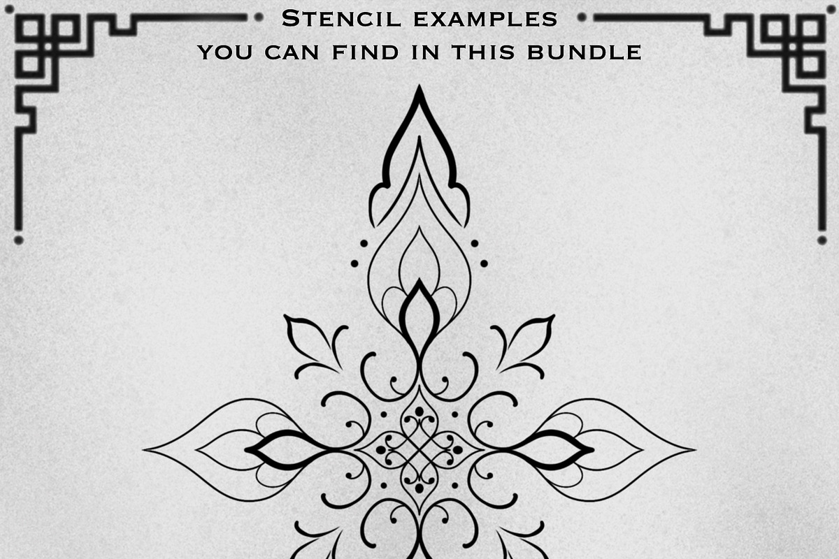 Premium Ornamental Tattoo Stencils, a Brush Add-On by ProcreateInk (Photo 5 of 7)