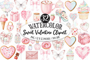 Sweet Valentine Clipart, an Illustration by Designking (Thumbnail 1 of 5)