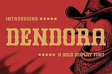 Dendora - bold display font
