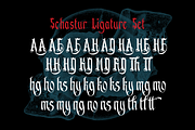 Schastur - Blackletter Typeface, a Blackletter Font by madeDeduk (Thumbnail 9 of 10)