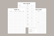 Study Planning Pages Set V-04, a Stationery Template by shahsoft (Thumbnail 3 of 3)