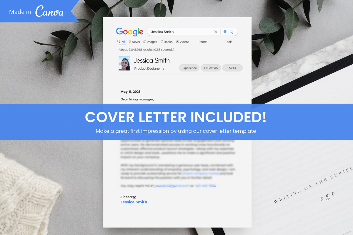 Google Resume Template 2026 ATS CV, a Resume Template by SocialMediaTemplate (Photo 5 of 7)