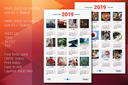 Calendar Poster 2019, a Stationery Template by AntartStock (Thumbnail 4 of 4)