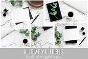 Bundle of 10 styled stock photos, a Product Mockup by Bang Bang Bureau (Thumbnail 1 of 5)