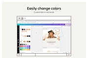 Boho Instagram Feed Canva Templates, a Social Media Template by Cultive Creative (Thumbnail 5 of 13)
