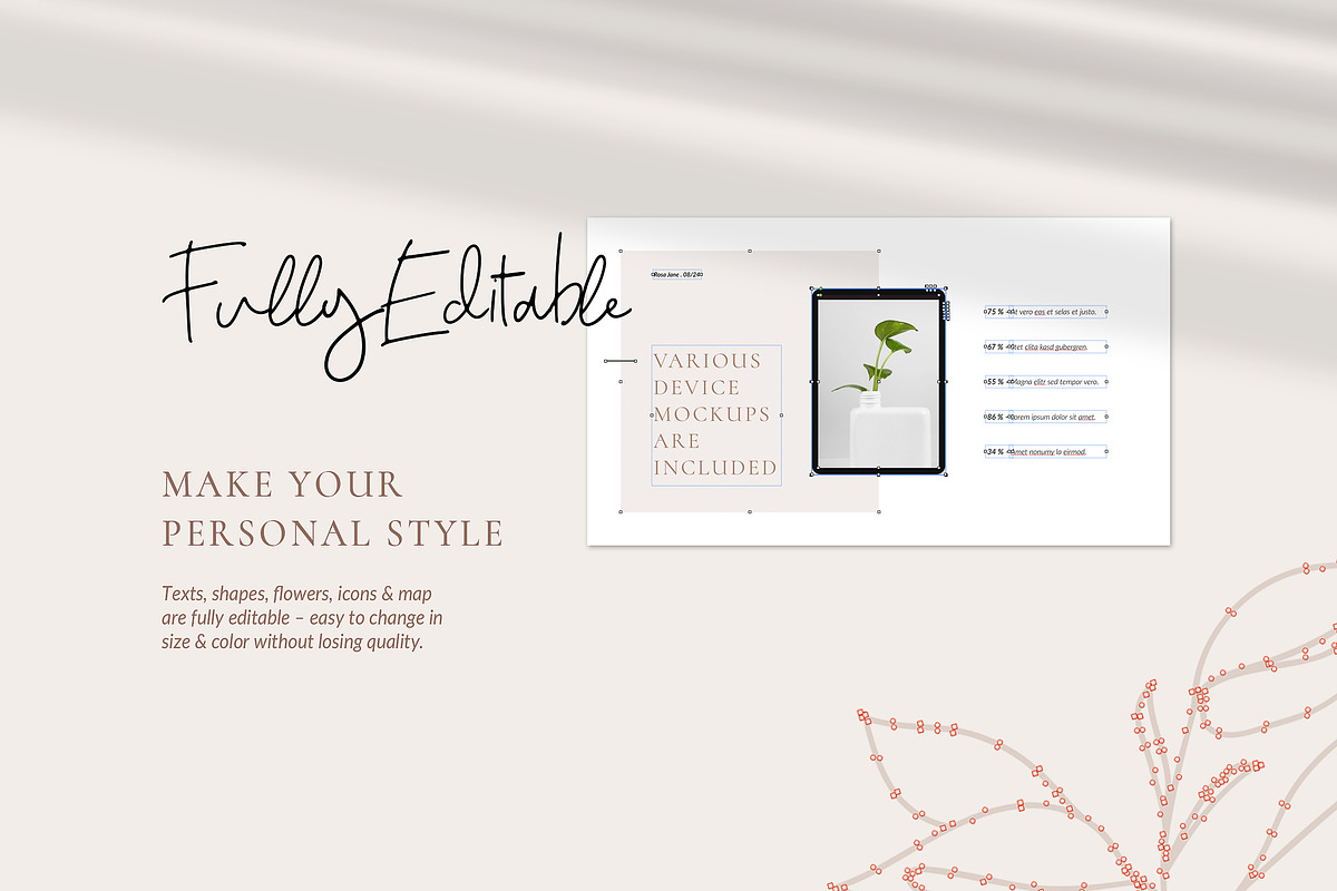 RosaJane Keynote Brand Guidelines, a Presentation Template by AgataCreate (Photo 11 of 13)