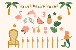 Tropical Vector Icon Collection