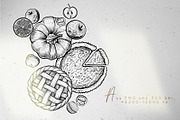 Thanksgiving dinner - Vector food, a Food Illustration by Aquatinta (Thumbnail 4 of 7)