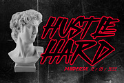 Buster Brush Modern Marker Display F, a Blackletter Font by dansdesign (Thumbnail 6 of 7)