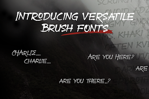 Charlies Brush Font