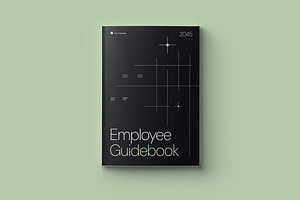 Employee Guidebook/Handbook Template, a Brochure Template by fakhroo