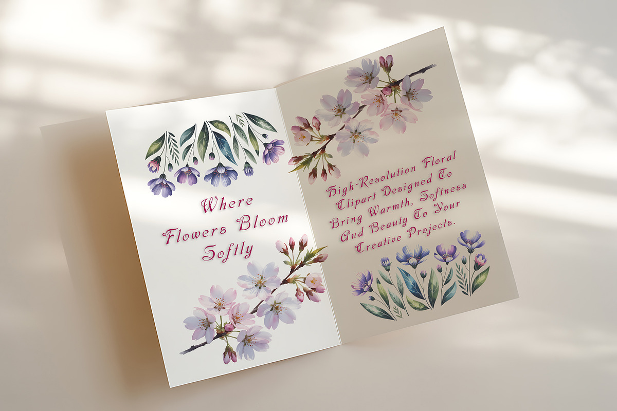Watercolor Minimal Thin Floral, a Decorative Illustration by ForhadGFX (Photo 5 of 12)